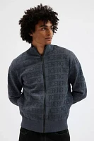 ICEBERG Zip Mock Neck Cardigan