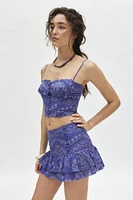 Kimchi Blue Eloise Crop Top & Mini Skirt Set