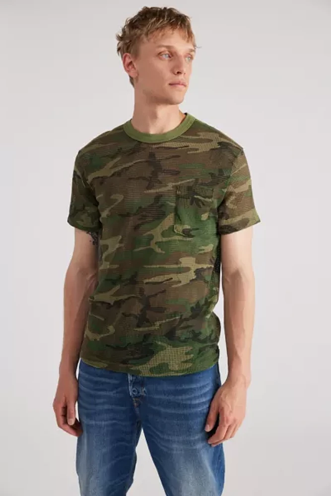 Urban Renewal Vintage Mesh Camo Tee