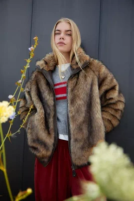 iets frans... Wade Faux Fur Coat