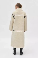 BDG Ariana Piled Fleece Overcoat