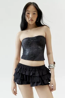 Urban Renewal Remnants Ruched Textured Tube Top