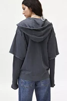 BDG Jaycee Double Layer Hoodie Sweatshirt