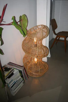 Rasmus Rattan Floor Lamp