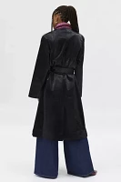 Hosbjerg Peggy Faux Leather Trench Coat