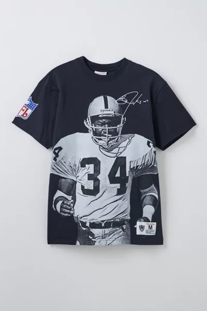 Mitchell & Ness Bo Jackson Cotton Graphic Tee