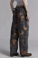 BDG Charlie Camo Wide-Leg Pant