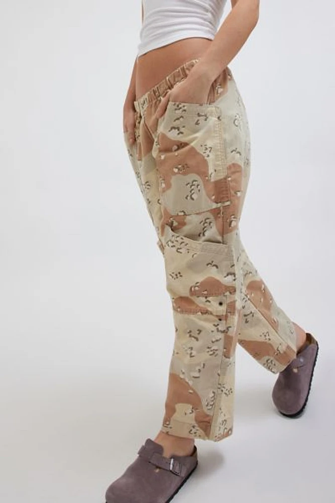 BDG Charlie Camo Wide-Leg Pant