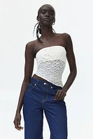 Motel Wuni Lace Bandeau Top