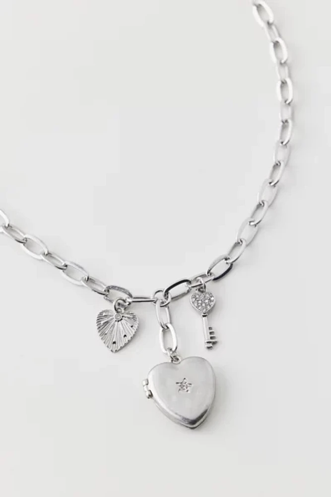 Delia Heart Locket Necklace