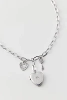 Delia Heart Locket Necklace