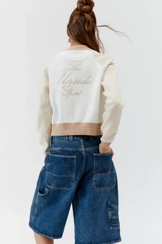 The Upside Rodeo Hallie Knit Bomber Jacket