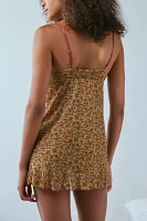 Oh Honey Lori Sheer Floral Slip