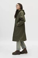 BDG Alex Fleece Lined Longline Utility Coat