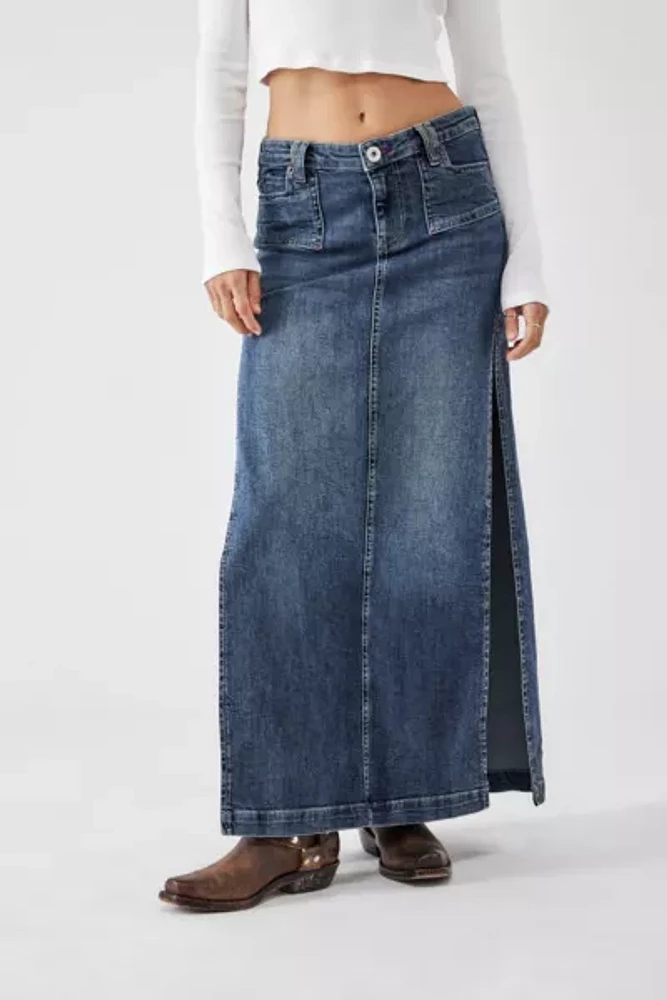 BDG Tobi Denim Maxi Skirt