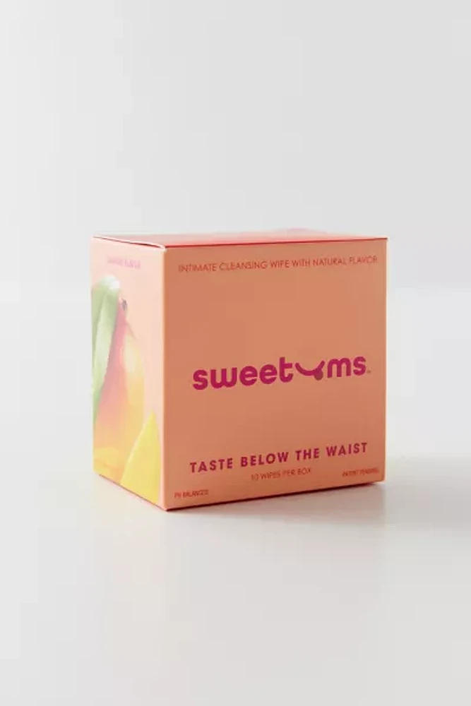 Sweetums Flavored Intimate Cleansing Wipes 10-Pack
