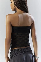 Urban Renewal Remnants Made LA Crossover Lace Tube Top