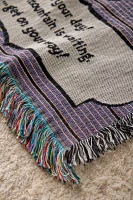 Parks Project X Dr. Seuss Striped Woven Throw Blanket