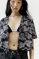 Urban Renewal Remnants Novelty Print Camp Shirt