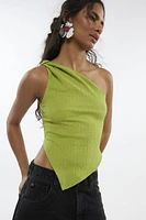 Urban Renewal Remnants Twisted One Shoulder Asymmetric Top