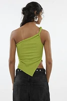 Urban Renewal Remnants Twisted One Shoulder Asymmetric Top