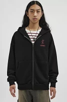 Tee Library Snake Oversized Full Zip Hoodie Sweatshirt