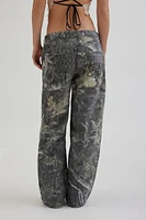 BDG Leaf Camo Loose Pant