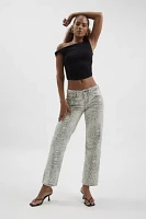 BDG Lennon Snake Straight Leg Pant