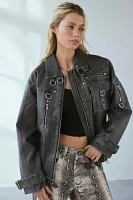 The Ragged Priest Ace Faux Leather Moto Jacket