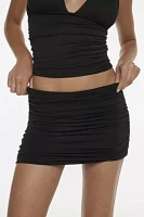 Silence + Noise Gia Ruched Micro Mini Skirt