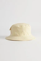 Seersucker Pocket Bucket Hat