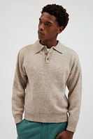 Loom Recycled Knit Polo Sweater