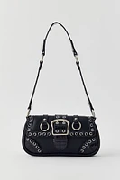 Silence + Noise Jade Laced Baguette Bag