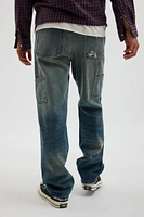 BDG Destructed Straight Fit Utility Jean