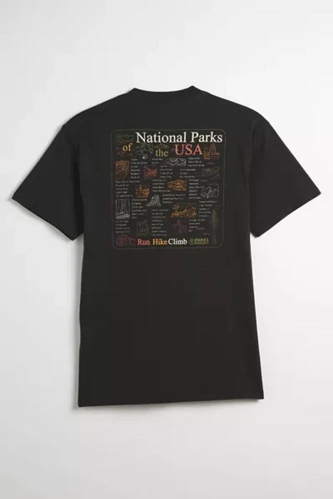 Parks Project National Checklist Graphic Tee