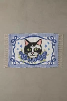 Cat Bouquet Printed Rag Rug