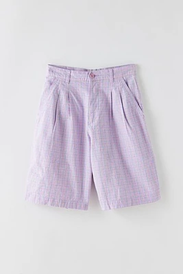 Vintage Longline Plaid Short