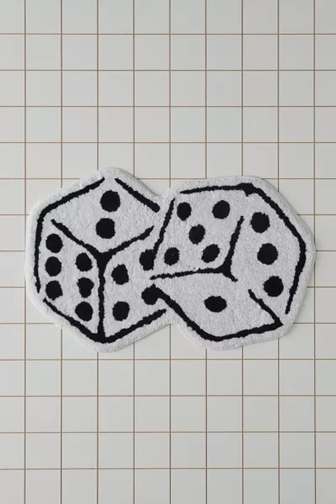 Dice Tufted Bath Mat