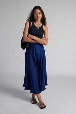 Kimchi Blue Vanessa Drop Waist Midi Skirt