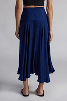 Kimchi Blue Vanessa Drop Waist Midi Skirt