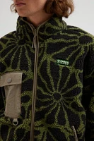 Parks Project Wildflowers Mock Neck Full Zip Fleece Jacket