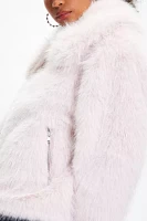 Silence + Noise Frankie Faux Fur Coat