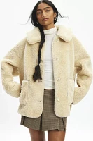 Kimchi Blue Kiki Faux Shearling Chore Jacket