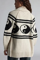 BDG Jayden Oversized Printed Cardigan