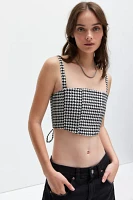 WILDFANG Empower Houndstooth 6-Way Corset