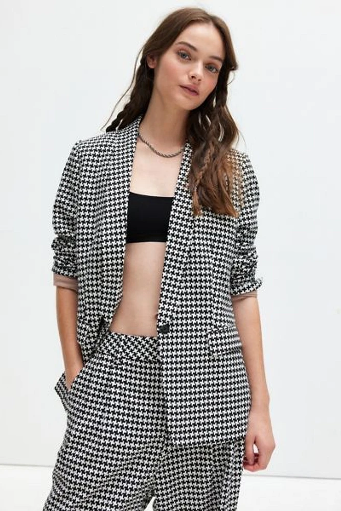 WILDFANG Empower Houndstooth Tux Blazer