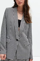 WILDFANG Empower Houndstooth Tux Blazer