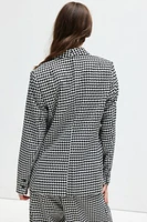 WILDFANG Empower Houndstooth Tux Blazer