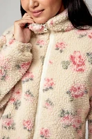 Kimchi Blue Opal Floral Fleece Jacket