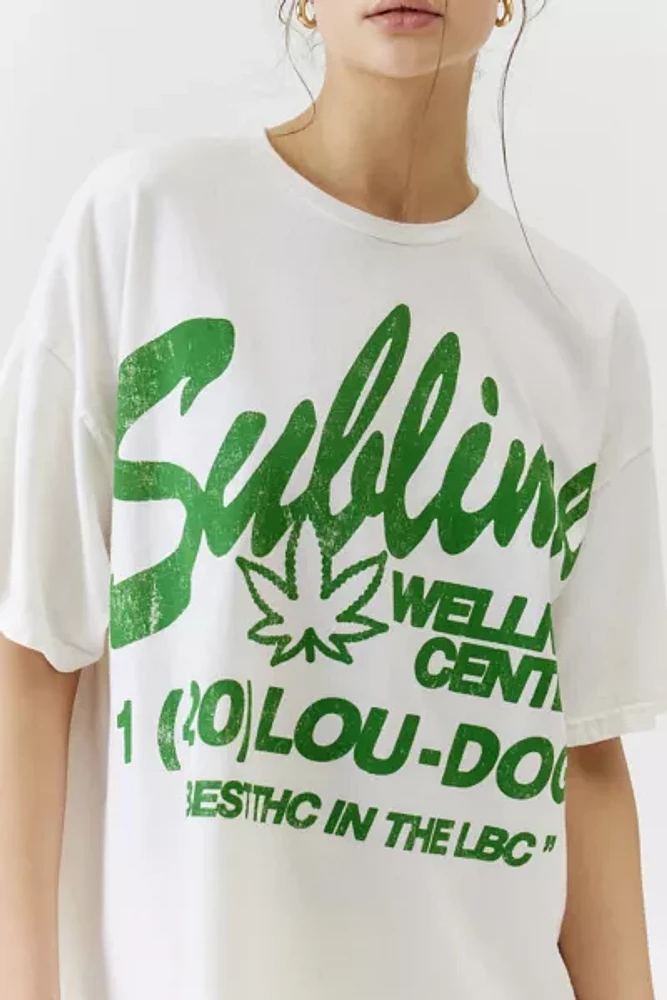 Sublime Wellness Oversized Graphic Tee